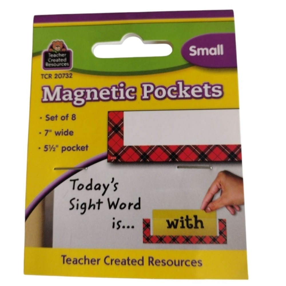 Teacher‎ Created Resources Magnetic Pockets Small  Set Of 8 New In Package
